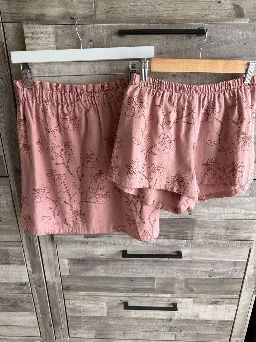 Sunday Jade floral top/short set